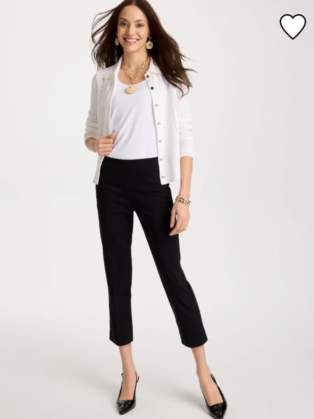 Chico’s Pull On Crop Pants. 1.5